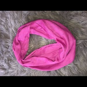 Lightweight hot pink scarf